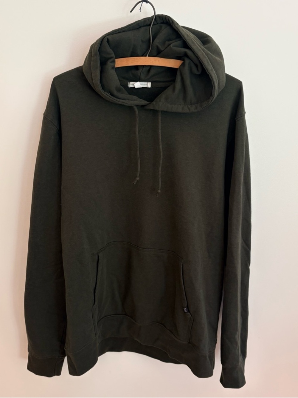 Threads 4 Thought Olive Green Hoodie